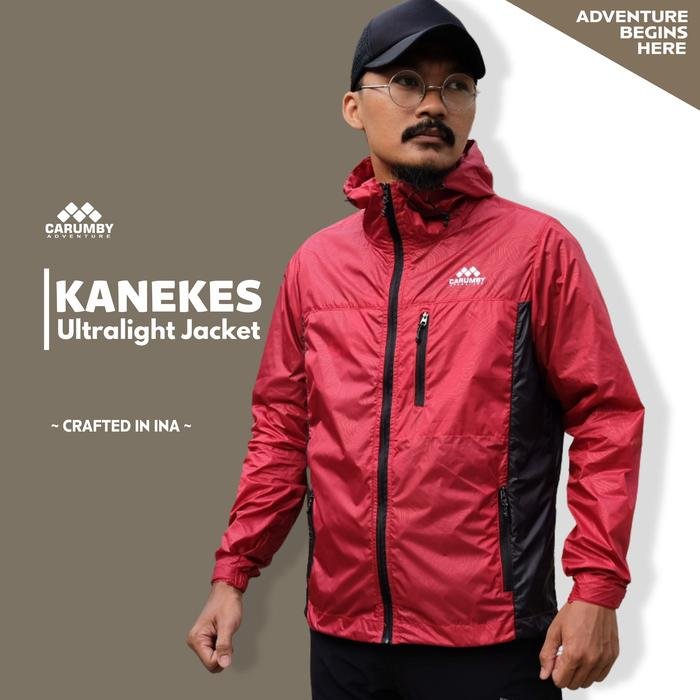 Jaket Gunung Ultralight Running Cycling Hiking Carumby Kanekes Pria Wanita Unisex Parasut