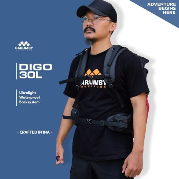 Tas Gunung Ransel Backpack Ultralight Carumby Digo 30L Waterproof - Gambar 2