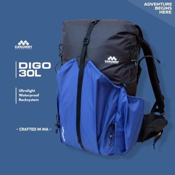 Tas Gunung Ransel Backpack Ultralight Carumby Digo 30L Waterproof - Gambar 3