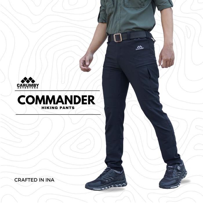 Celana Gunung Cargo Carumby Commander Hiking Pants Stretch & Quick Dry Celana Panjang Pria Wanita Sport Olahraga Cepat Kering Uniseks Pria Wanita