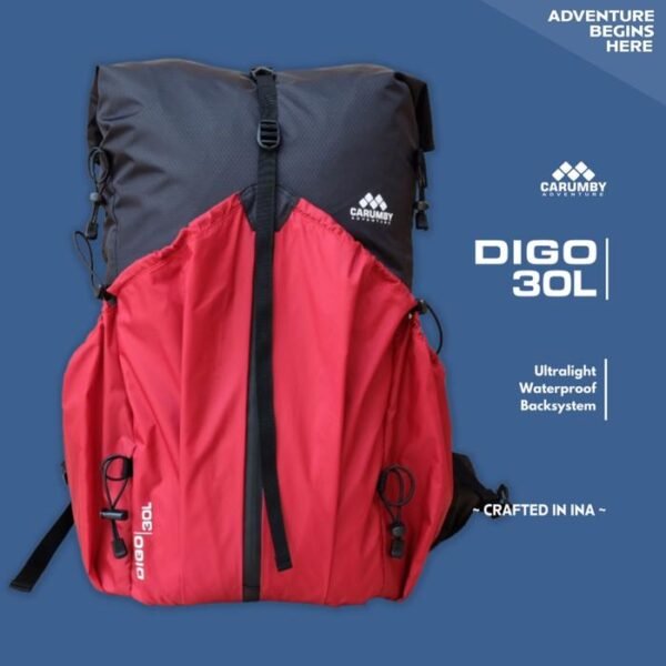 Tas Gunung Ransel Backpack Ultralight Carumby Digo 30L Waterproof - Gambar 4