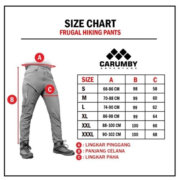CARUMBY FRUGAL HIKING PANTS - Gambar 8