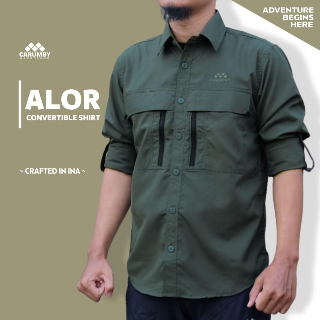 Kemeja Gunung Lapangan Quickdry Carumby Alor Outdoor