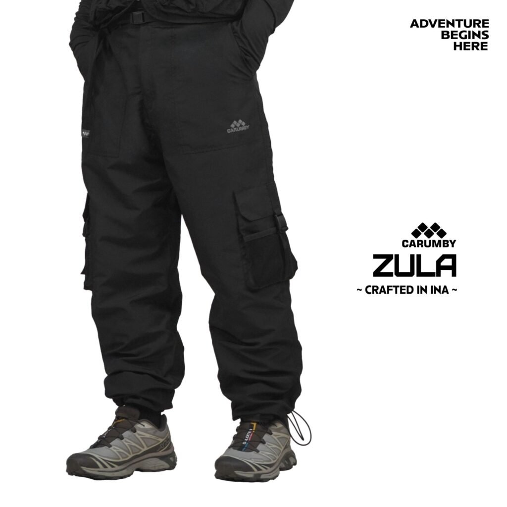 Celana Panjang Trackpant Gunung Pria Wanita Cargo Carumby Zula