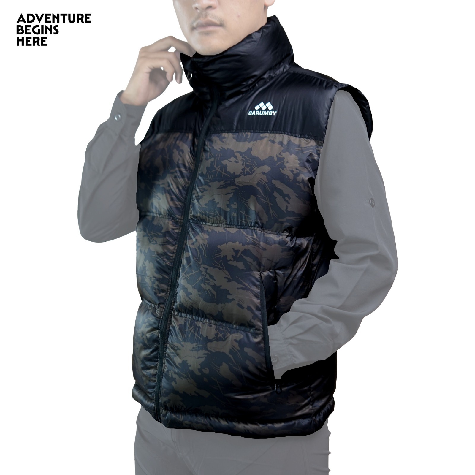 Vest BIGWALL Rompi Unisex Outdoor Carumby Adventure - Gambar 9
